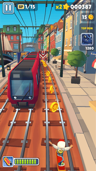 地铁跑酷全人物全滑板解锁版本 v3.69.1安卓版