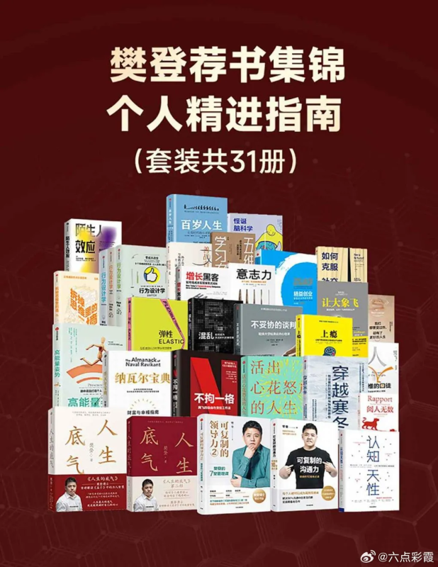 资源书籍《樊登荐书集锦】【个人精进指南】[套装共31册]-实在人可以